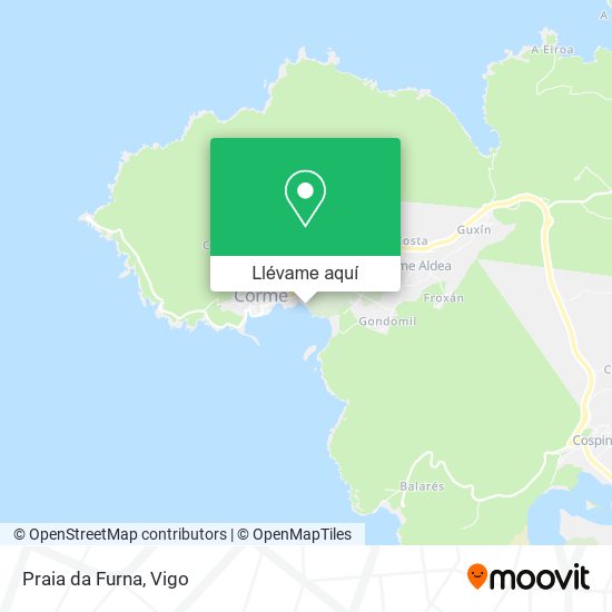 Mapa Praia da Furna