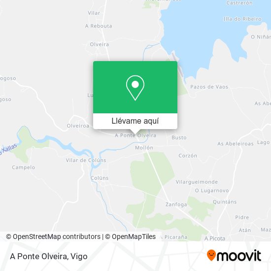Mapa A Ponte Olveira