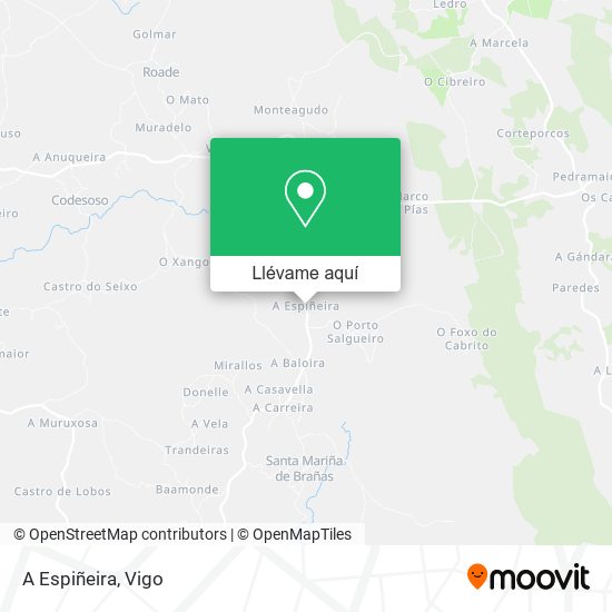 Mapa A Espiñeira