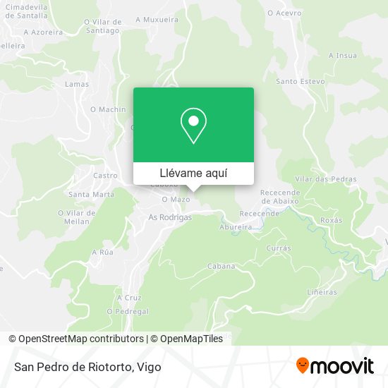 Mapa San Pedro de Riotorto