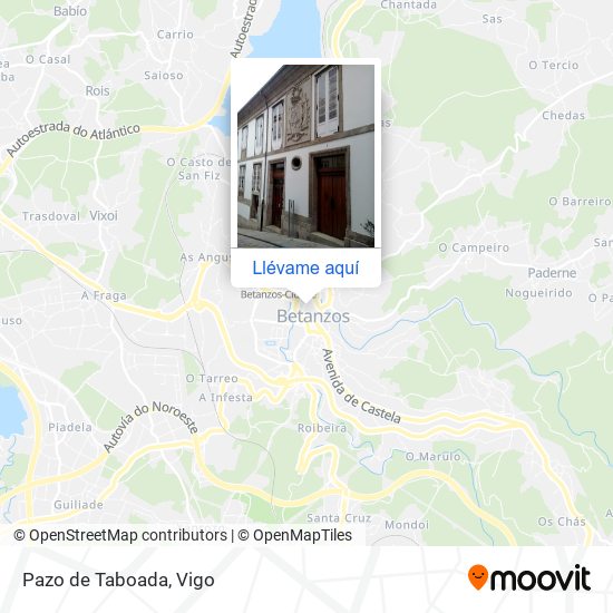 Mapa Pazo de Taboada