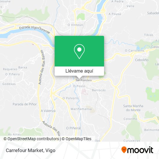 Mapa Carrefour Market