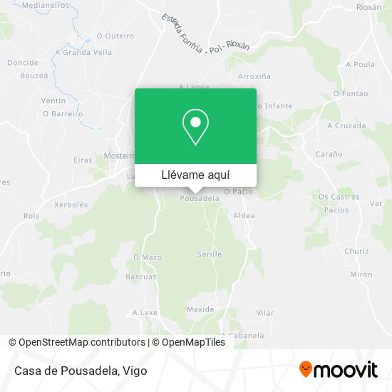 Mapa Casa de Pousadela