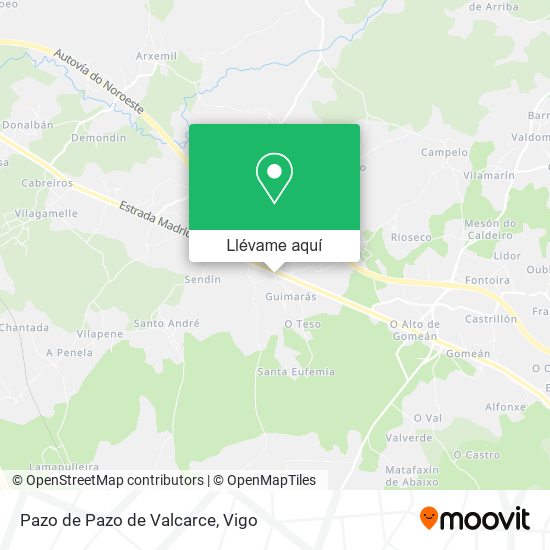 Mapa Pazo de Pazo de Valcarce