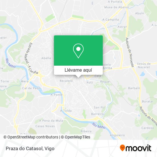 Mapa Praza do Catasol