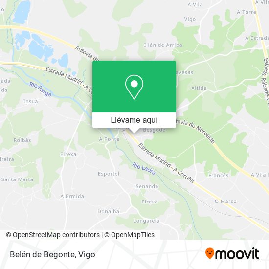 Mapa Belén de Begonte