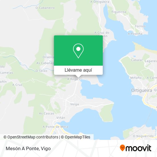 Mapa Mesón A Ponte