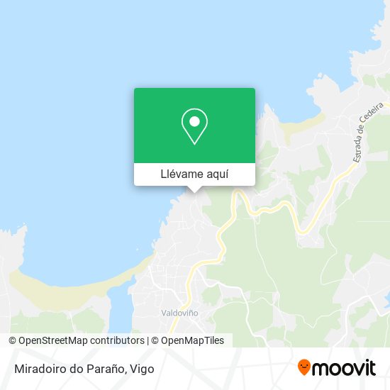 Mapa Miradoiro do Paraño
