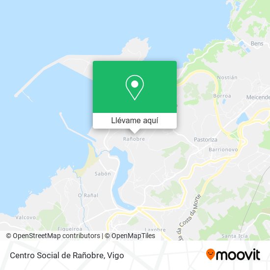 Mapa Centro Social de Rañobre