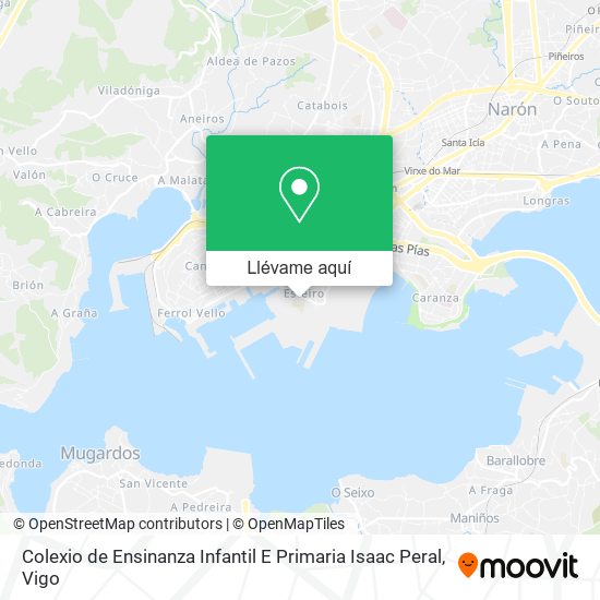 Mapa Colexio de Ensinanza Infantil E Primaria Isaac Peral