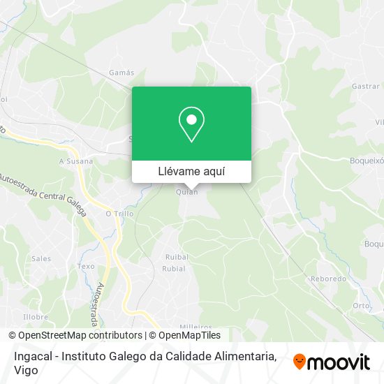Mapa Ingacal - Instituto Galego da Calidade Alimentaria