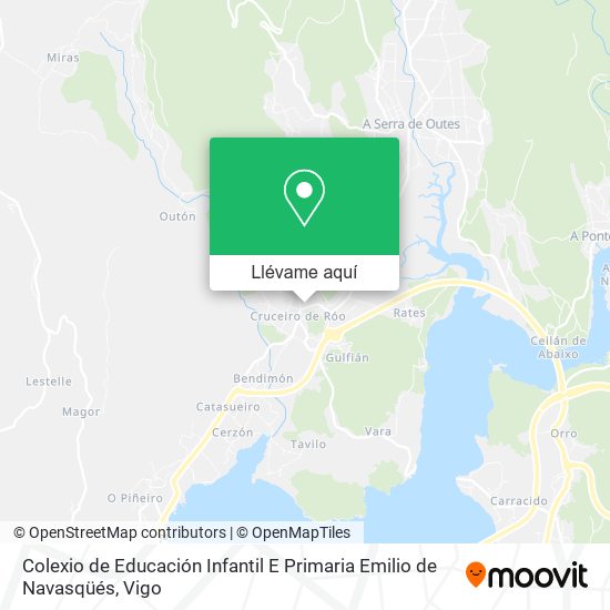 Mapa Colexio de Educación Infantil E Primaria Emilio de Navasqüés
