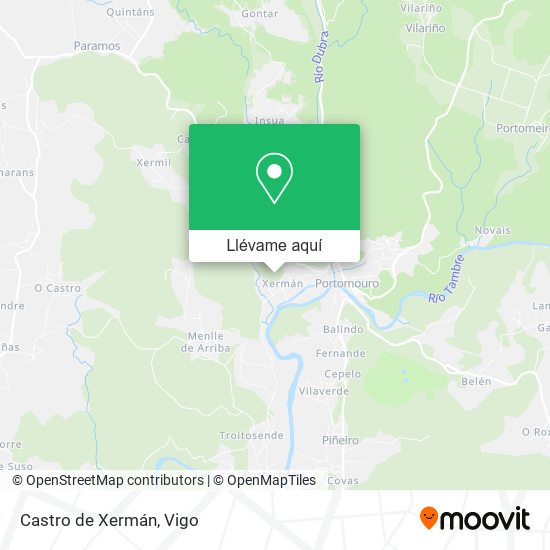 Mapa Castro de Xermán