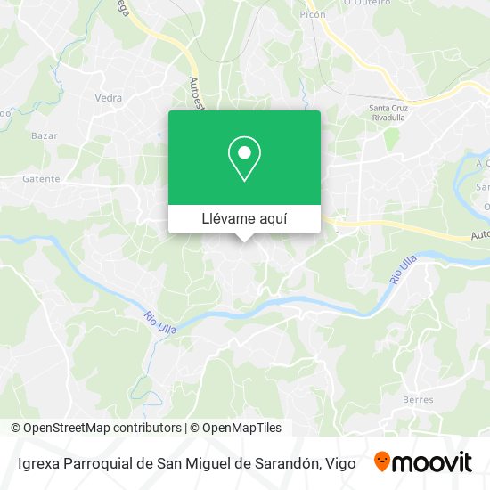 Mapa Igrexa Parroquial de San Miguel de Sarandón