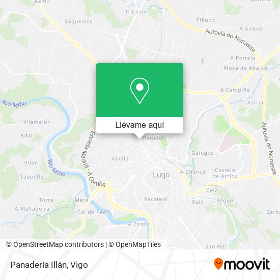 Mapa Panadería Illán