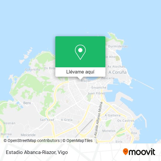 Mapa Estadio Abanca-Riazor