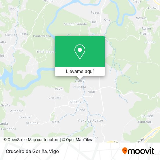 Mapa Cruceiro da Goriña