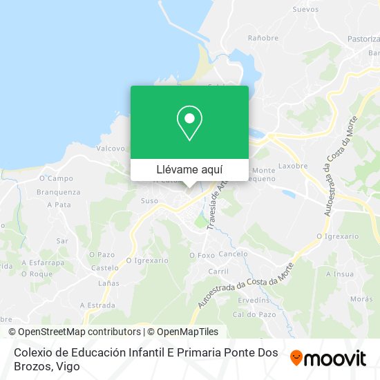 Mapa Colexio de Educación Infantil E Primaria Ponte Dos Brozos