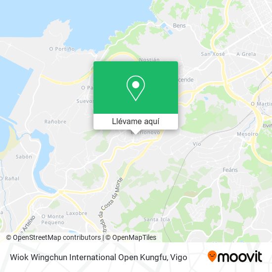 Mapa Wiok Wingchun International Open Kungfu