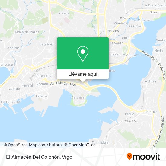 Mapa El Almacén Del Colchón