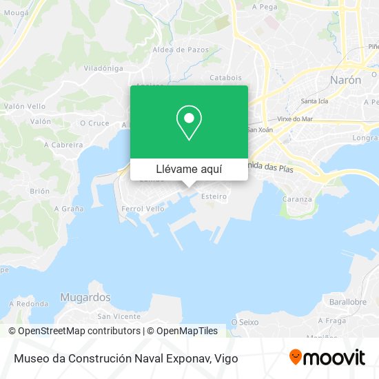 Mapa Museo da Construción Naval Exponav