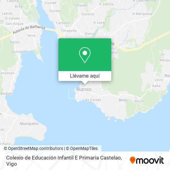 Mapa Colexio de Educación Infantil E Primaria Castelao