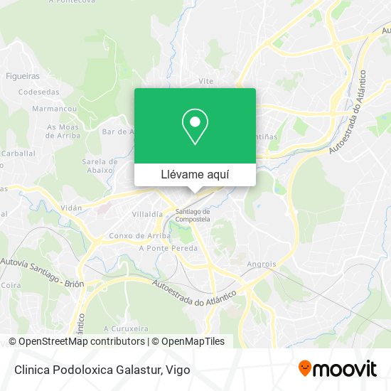 Mapa Clinica Podoloxica Galastur