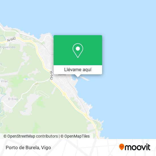 Mapa Porto de Burela