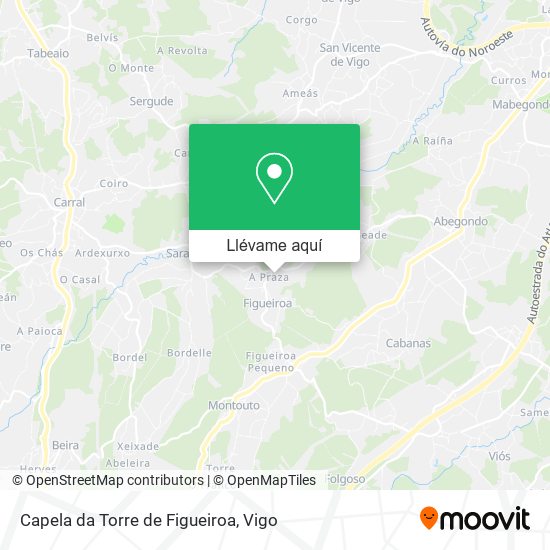 Mapa Capela da Torre de Figueiroa