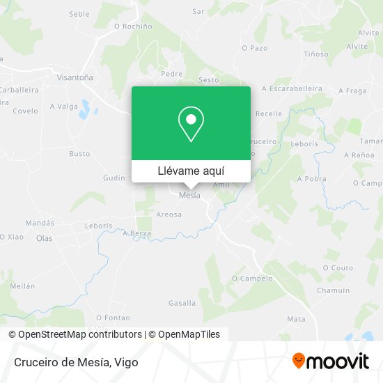 Mapa Cruceiro de Mesía