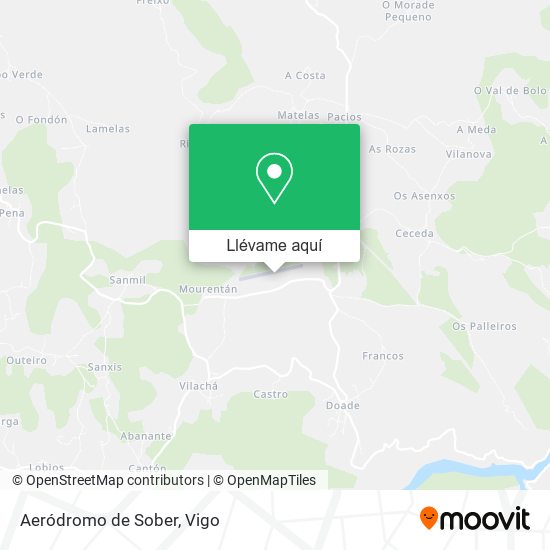 Mapa Aeródromo de Sober