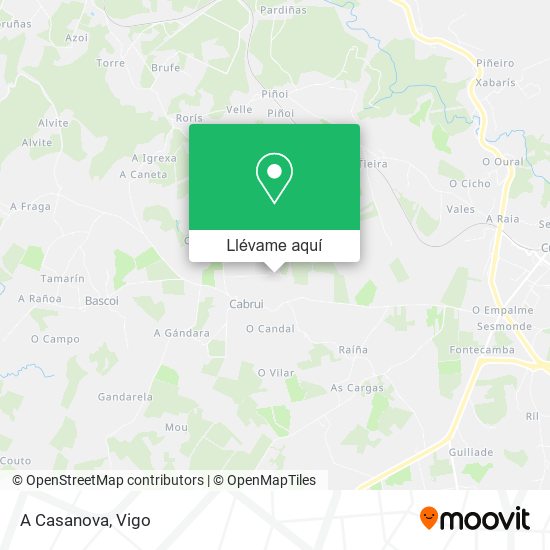 Mapa A Casanova