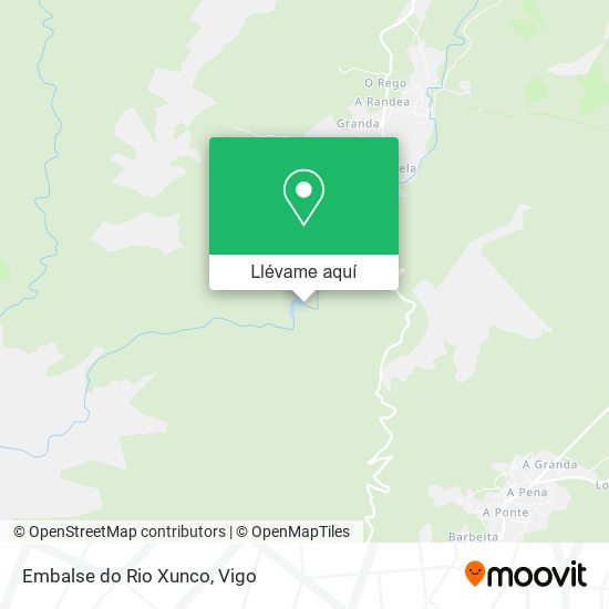 Mapa Embalse do Rio Xunco