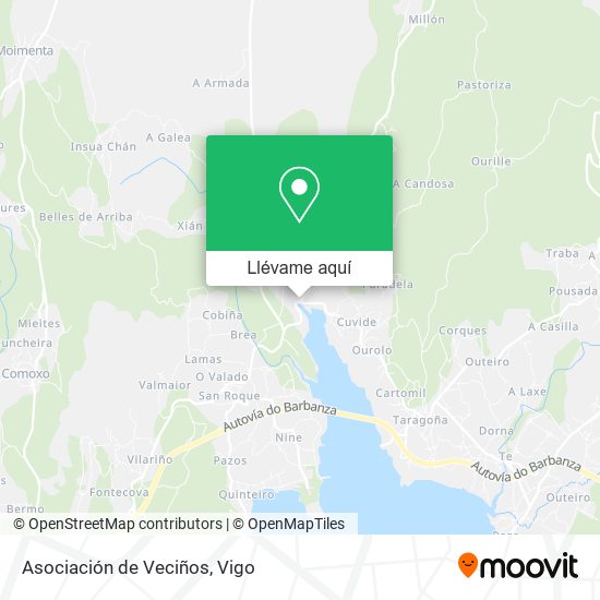 Mapa Asociación de Veciños