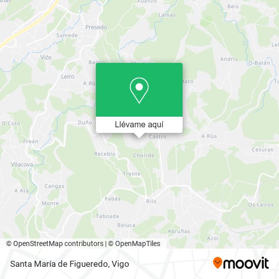 Mapa Santa María de Figueredo