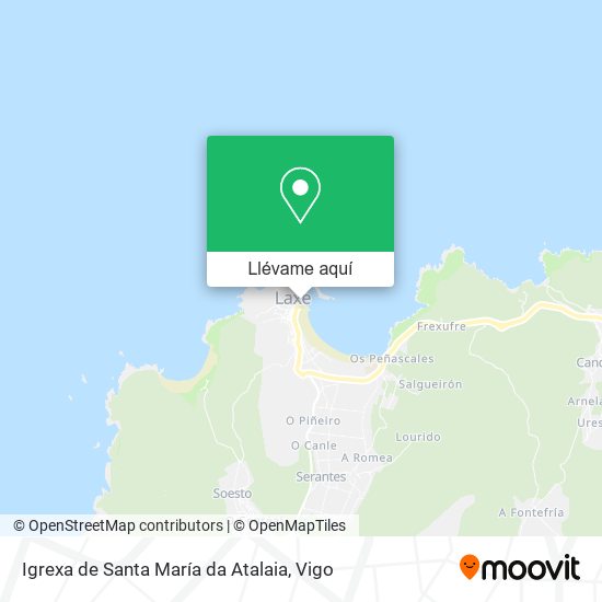 Mapa Igrexa de Santa María da Atalaia
