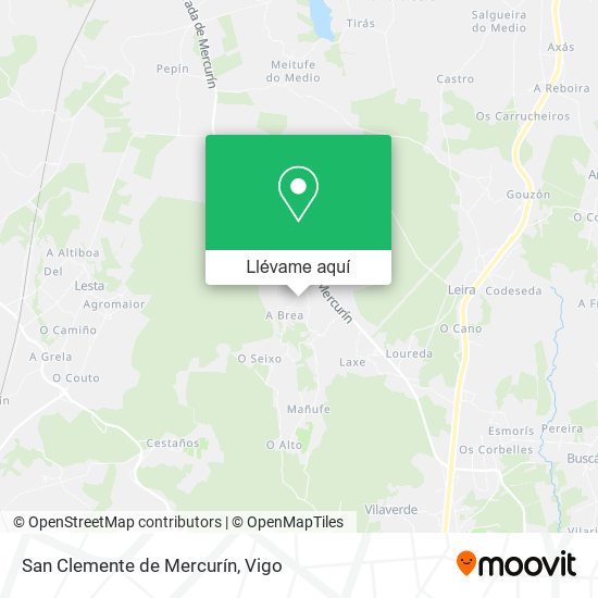 Mapa San Clemente de Mercurín