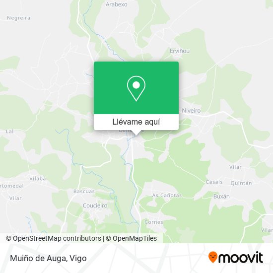 Mapa Muiño de Auga