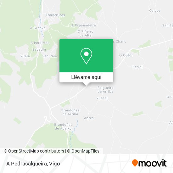 Mapa A Pedrasalgueira