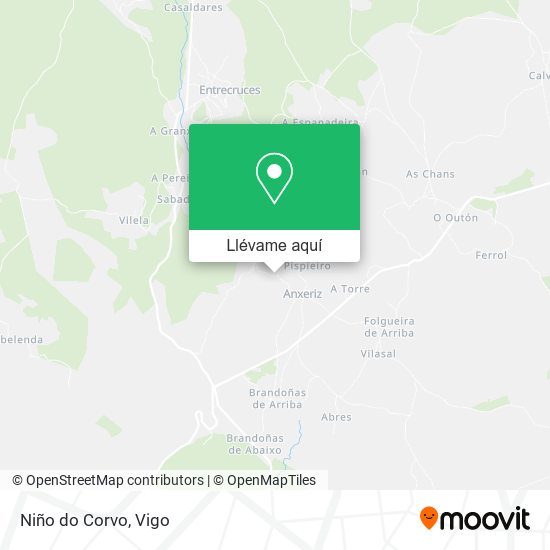 Mapa Niño do Corvo