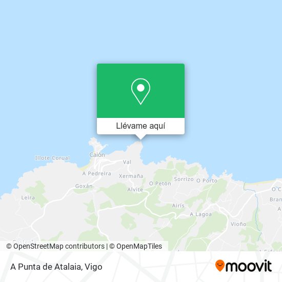 Mapa A Punta de Atalaia