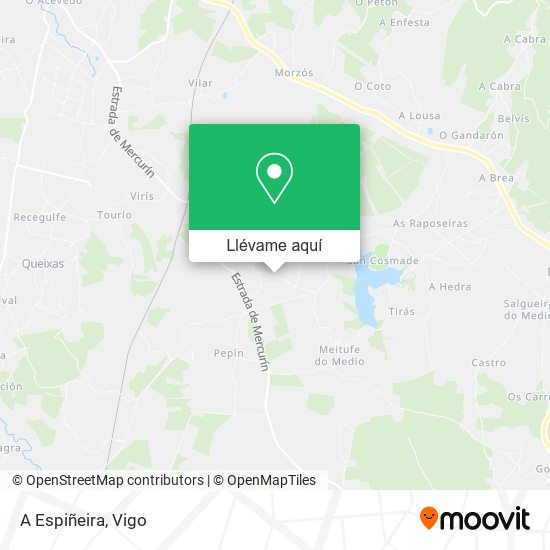Mapa A Espiñeira