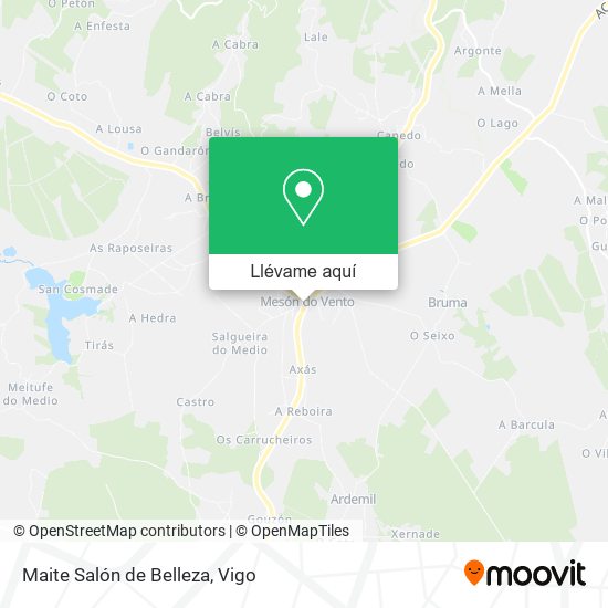 Mapa Maite Salón de Belleza