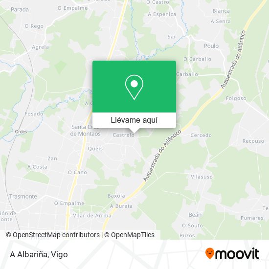 Mapa A Albariña