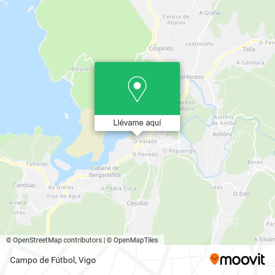 Mapa Campo de Fútbol