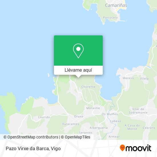 Mapa Pazo Virxe da Barca