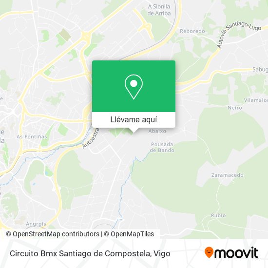 Mapa Circuito Bmx Santiago de Compostela