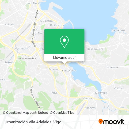 Mapa Urbanización Vila Adelaida