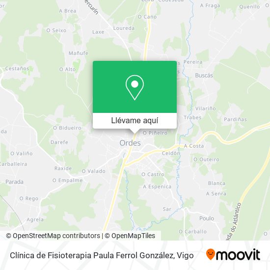 Mapa Clínica de Fisioterapia Paula Ferrol González