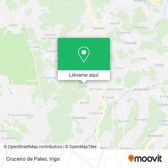 Mapa Cruceiro de Paleo